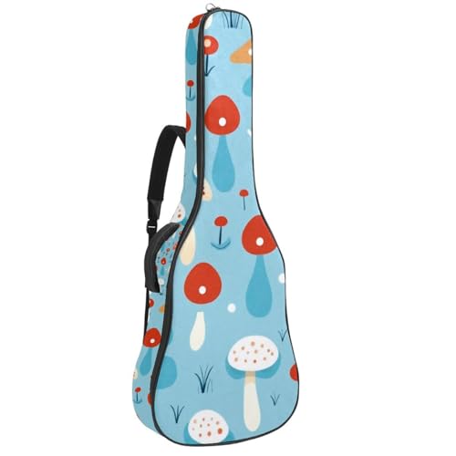 Housse guitare acoustique 40/41/42 pouces imperméable bleu