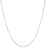 Sterling Silver 1.2mm Twisted Serpentine Chain Necklace, 20"