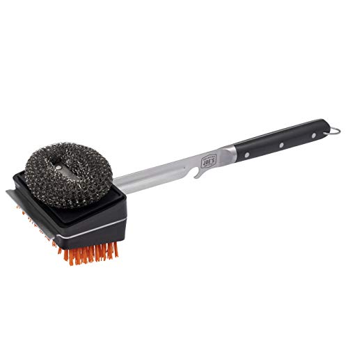Oklahoma Joe's® Blacksmith Combo Grill Brush with Replaceable Nylon and Steel Wool Heads - 1517365R06