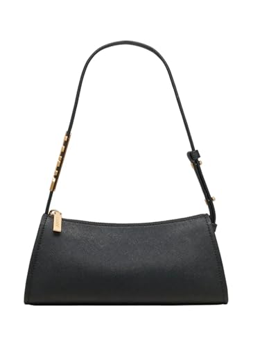 Image of DKNY Avril Tz Shoulder Shoulder Bag, Black and gold, Small