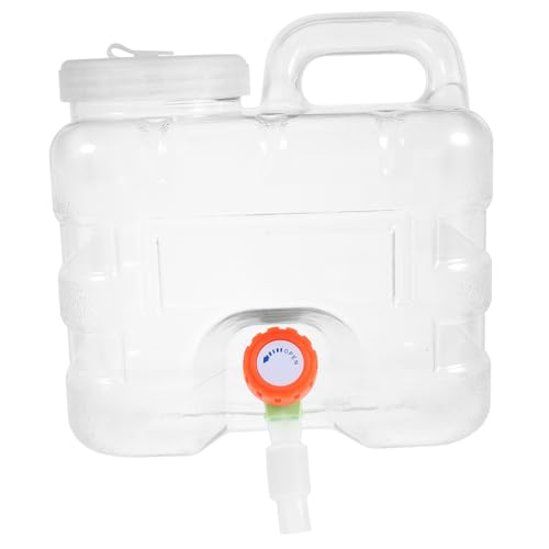 POPETPOP 1 Set Portable Outdoor Water Storage Container with Tap Convenient Drinking Water Bucket for Camping Fishing Picnics and Beach Activities