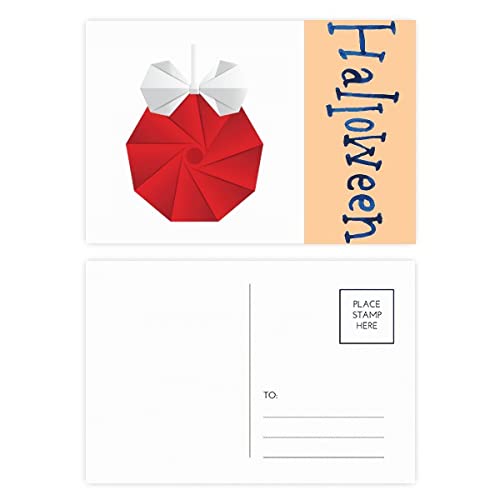 Cartes postales de remerciement thème Halloween lot de 20 pour l'automne