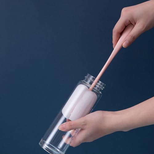 Alasum 0002KK58CGSG3 4Pcs Cup Cleaning Brush Teapot Spout Brush Eyeglass Cleaner Water Mug Brush Water Bottle Scrubbing Brush Handle Bottle Brush Milk Cup Glasses Sponge Cleaning Ball Baby thumb #5