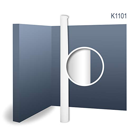Demi-colonne K1101 Orac en mousse rigide pour habiller un mur de salle à manger et créer un relief - 4