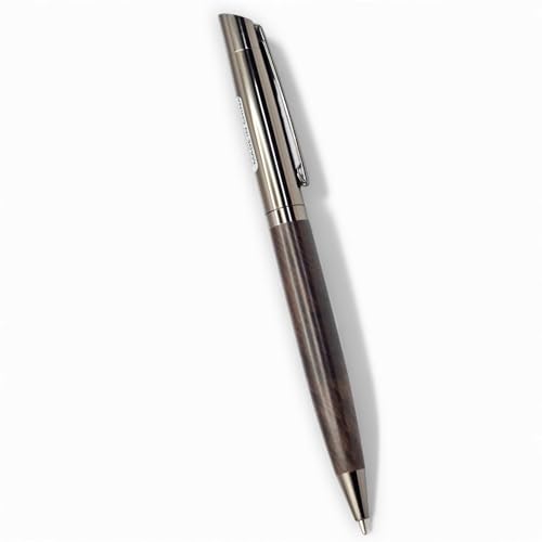 Image of Venti Gold Trim Roller Ball Pen| Black Body Color | Ink Color - Blue | Novel Gifts For Professionals | Premium Pens For Personal & Professional Use (5A-11, Blue)