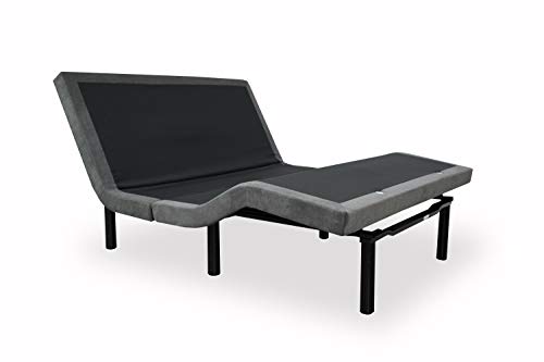 Idealbed 5I Custom Adjustable Bed Base, Wall Hugger, Massage, Zero-Gravity, Dual Usb Charger, One Touch Comfort, Programmable Memory, Night Light, Advanced Smooth Silent Motion (Twinxl) #TOP3