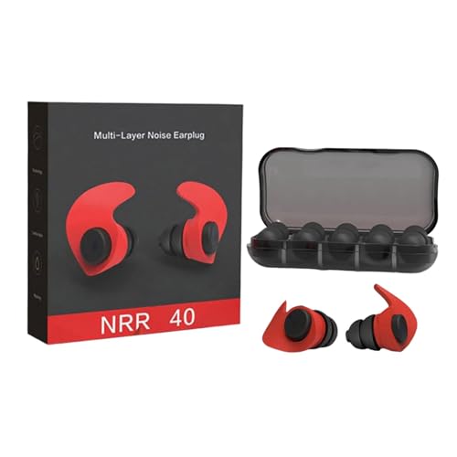 Reducción de ruido Plugs: tapones para los oídos de alta comodidad, cancelando el sueño en el oído | Bloqueadores de ruido de herramientas de potencia de música fuerte, ajuste personalizado para