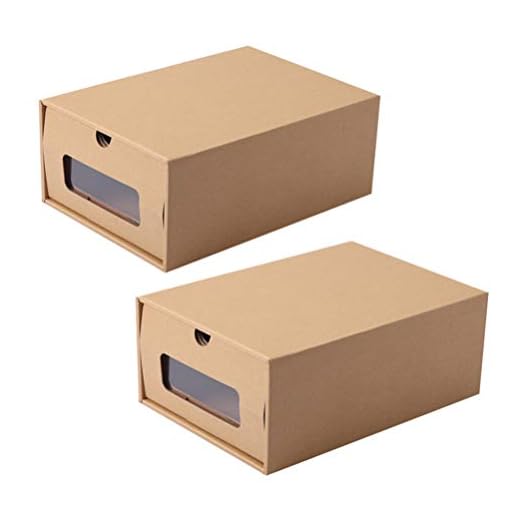 Cabilock 2 Piezas Cajoneras Cajones Almacenaje Cajas Organizadoras con Tapa Cajas Zapatos Transparentes Zapatillas De Deporte Zapatillas Deporte Caja De Cartón Plegable Hombres y Mujeres