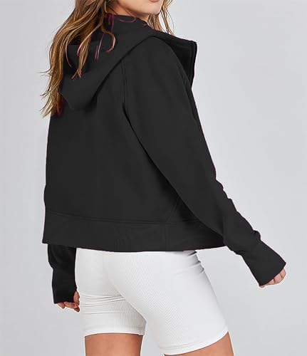 Timuspo Hoodie Dames Sweatvest Capuchonjack met Fleece-Binnenvoering Basic Ritssluiting Hoodie Trui Winter Dames-Oberkleding, lichtbruin, L Timuspo Hoodie Dames Sweatvest Capuchonjack met Fleece-Binnenvoering Basic Ritssluiting Hoodie Trui Winter Dames-Oberkleding, lichtbruin, L
