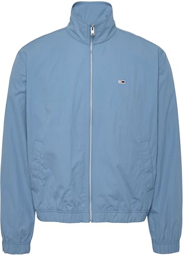 Tommy Jeans Herren Windbreaker Jacke Essential Stehkragen, Blau (Colorado Blue), XXL – Ansicht 6
