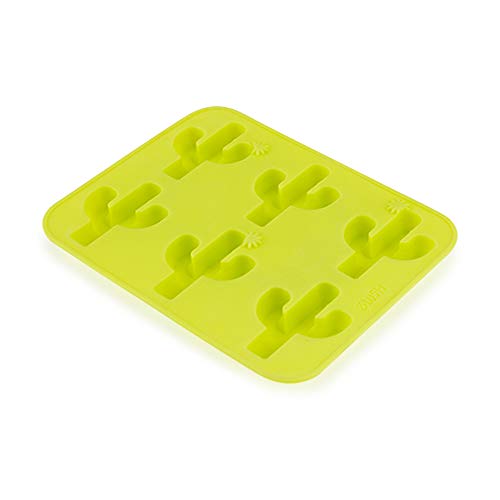 Blush Cactus Ice Cube Tray, Green