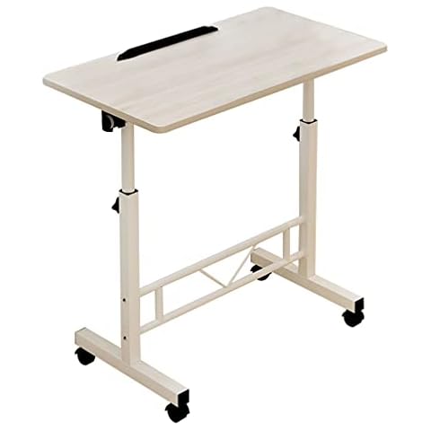 YZU Mobile Standing Desk,Study Desk Beside Computer Desk Laptop Cart Cover