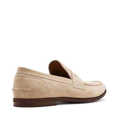 Steve Madden Men's RAMSEE Slip On Loafer, Sand Suede, 7