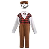 おじいさん コスプレ 子供用 衣装 ハロウィン 子供 紳士 仮装 キッズ お爺さん 老人 コスチューム 男の子 女の子 クリスマス 文化祭 学園祭 新年会 イベント 演出服 可愛い ふわふわ 親子服 舞台 舞台服 パーティー 帽子付き