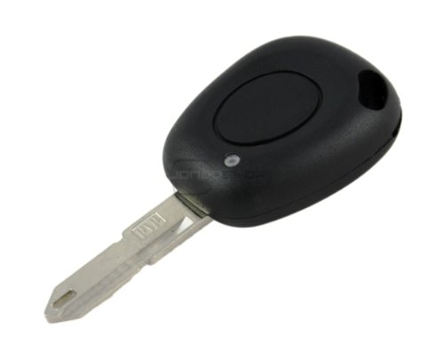 JONGO - Coque de Clé avec Lame Compatible avec Renault Scenic, Espace, Laguna et Safrane | Boitier Clef Plip Voiture Télécommande 1 Bouton Cover
