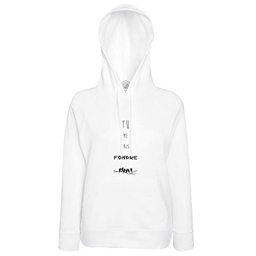 Sweat à Capuche Tu Me Fais Fondre, le vêtement d'amour aux petits oiseaux