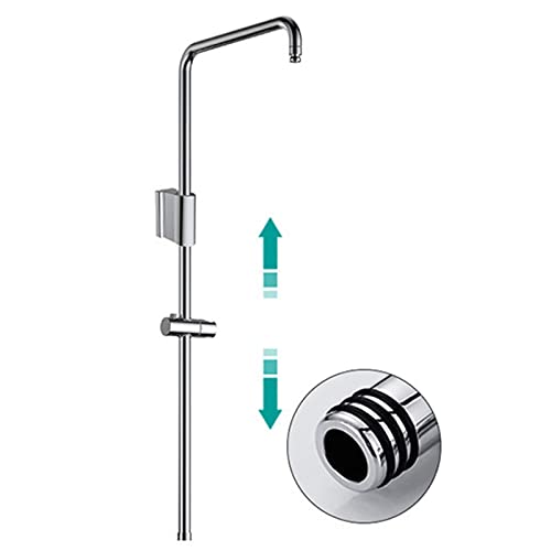 Ensemble mitigeur de douche moderne et colonne murale réglable - 7