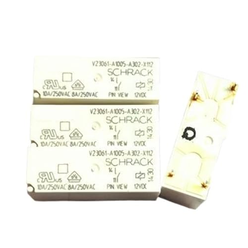 Relé V23061-A1005-A302-X112 12VDC 10A de 4 pines normalmente abierto para electrónica