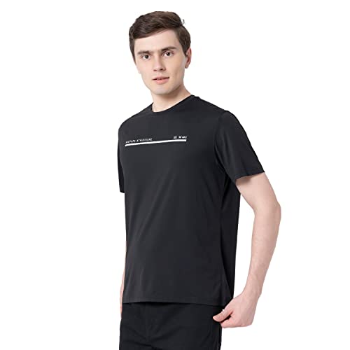 Image of Red Tape Printed Athleisure Round Neck T-Shirt for Men | Premium Comfort | Versatile Everyday Essential