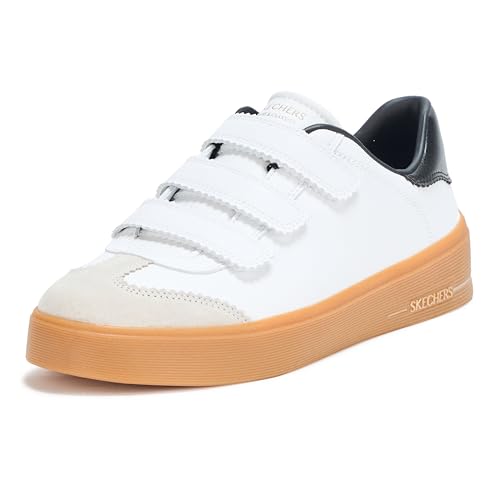 Skechers Court & Classics Womens,HILAND-Perfect Trio,WBK,8.5 M US