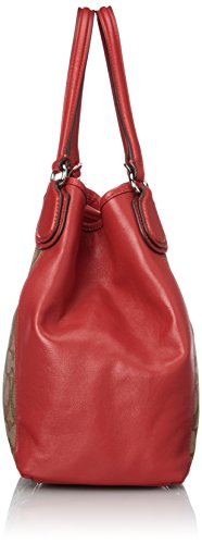 coach edie shoulder bag 28 in signature jacquard