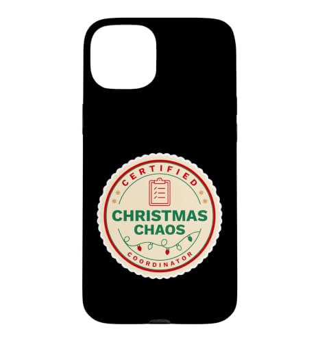 Certified Christmas Chaos Coordinator Funny Christmas �X�}�z�P�[�X iPhone 15 Plus �p