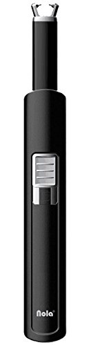 Nola LichtBogen 581 - Accendino elettrico ricaricabile USB, con cavo di ricarica, in confezione blister