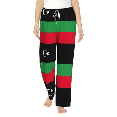 Pantalon de pyjama ample pour femme anti-serrage en coton doux