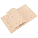 NOLITOY 50 hojas Papel de Caligrafía Xuan Vintage para Principiantes Multiusos para Escritura con Pincel y Pluma Alta Absorción y Secado Lento para Caligrafía y Tinta
