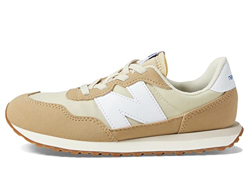 Image of New Balance Kids 237 Bungee Sneaker, INCENSE /BONE, 1 M Little Kid (4-8 Years)