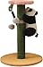 Cute Panda Cat Climbing Frame with Sisal Grinder - Multi-Functional Wooden Pet Activity Center(Wolje sisal Column)