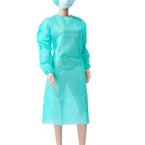 Suruc - Security Protection Clothes, Disposable Bandage Coveralls Surgical Gown, Dust-proof Isolation Clothes Labour Suit(Green)