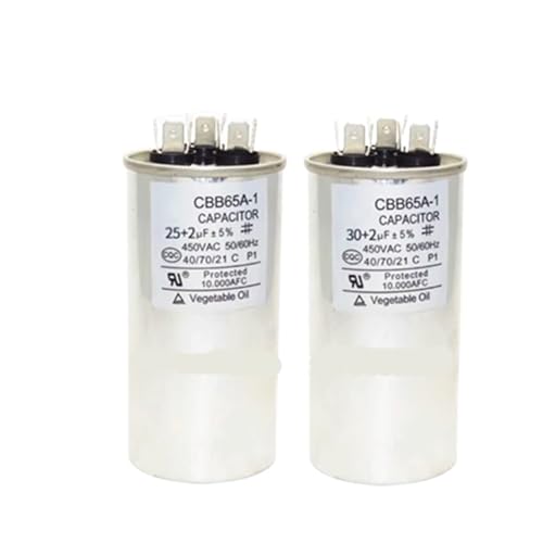 Condensateur compresseur de climatisation CBB65A 450V 30+3UF