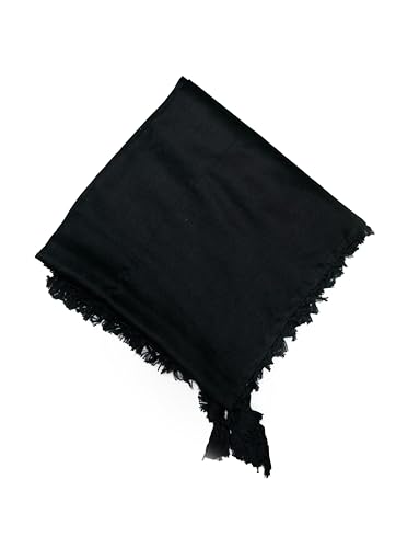 Image of Scarf for Men Shemagh Keffiyeh Arabic Wrap Desert Muslim Haji Rumal Traditional Arab Kaffiyeh Head scarf for men Cotton| Unisex Scarf for Summer