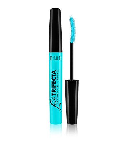 Milani Lash Trifecta Lengthens + Curls + Separates Mascara, 109 Black (Pack of 2)