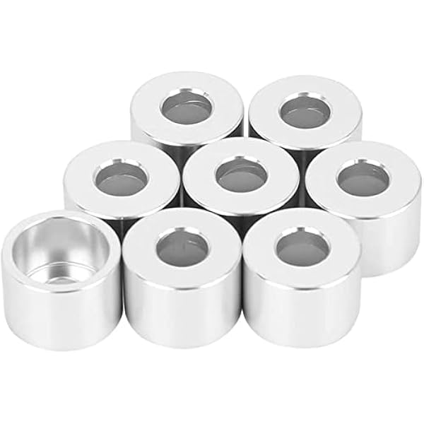 XYWHPGV 8 sztuk Motocykl 6mm Śruba Śruba Pokrywy Skrzynki Uniwersalne akcesoria do mocowania Stop aluminium Srebrny Odcień(4bb90 27ee9 9261d 523f0 28d9d 05300