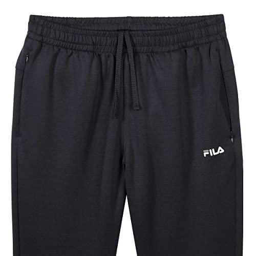 Fila Mens Mid-Weight Performance Jogger (Xx-Large, Black) #TOP5