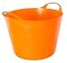 TubTrug SP14O Small Orange Flex Tub, 14 Liter