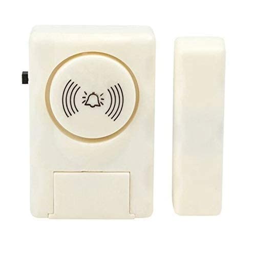 Image of Anti Theft Wireless Door Window Security Burglar Sensor Alarm with Magnetic Sensor Home Security System Siren(Pack of 2)