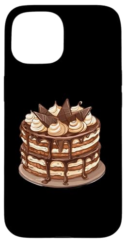 iPhone 15 Chocolate Cake 90s Retro Case