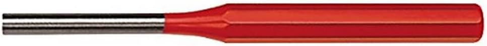 VBW 260008 Lacquered/Polished Pin Punch, Red/Silver