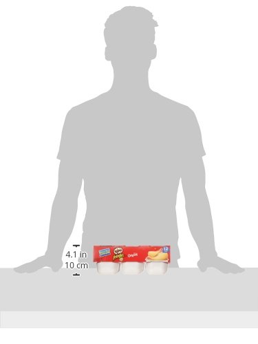 Pringles, Potato Crisps Chips, Original, Snack Stacks, 8oz Tray (12 Count)