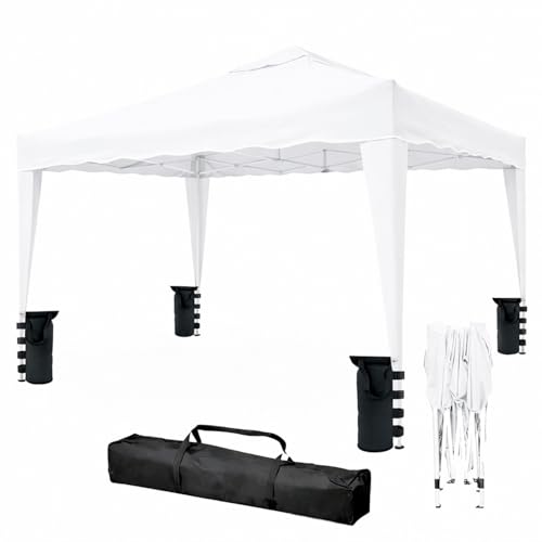 Gazebo Pieghevole 3x4 M in Acciaio con Telo Idrorepellente 160