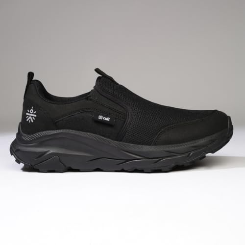 Image of CULT Catalyst Men's Slip-On Walking Shoes | Breathable & Flexible Upper | Enhanced Cushioning | Non-Slip Grip | Slip-On Design | Everyday Wear