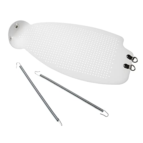 vhbw Suela plancha universal, protectora textil, protectora plancha, antiadherente y antibrillo para planchas - (blanco, grosor: 1,0 mm)