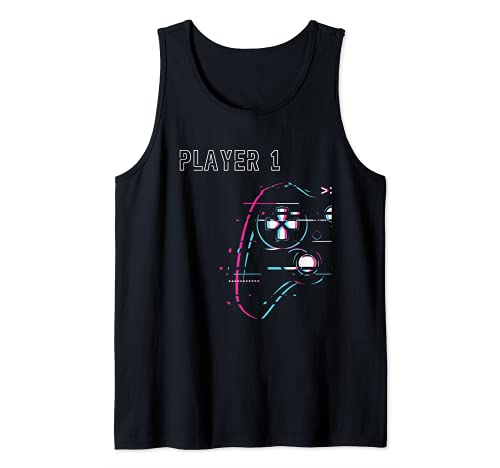 Gamer Couple - Player 1 Player 2 - Gamer Team Camiseta sin Mangas