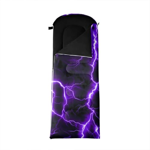 Feelyou Bolsa de Dormir Geométrica para Niños y Adultos, Impermeable, Para 3 Temporadas, para Camping y Mochilero miniatura 3
