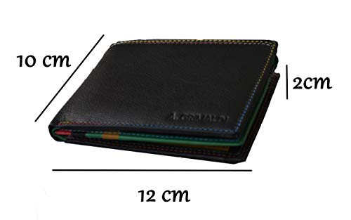 GRIMALDI, Portafoglio Uomo, Vera Pelle