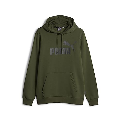 Sweat à capuche PUMA Essentiels Big Logo homme XL myrtle green décontracté