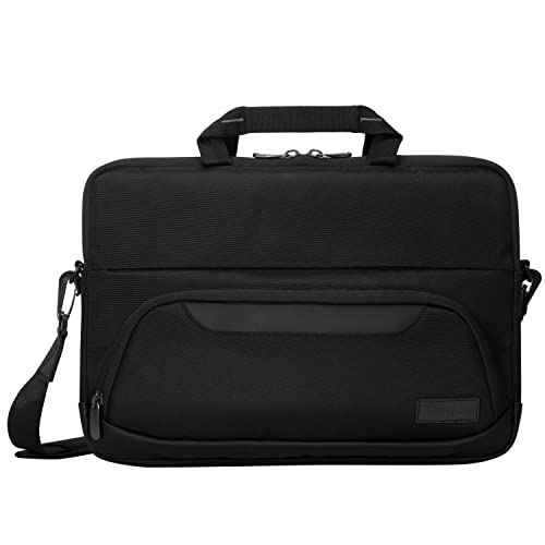Targus 12-14" Laptop Bag for Business and Travel, Black - Computer Messenger Bag for Men and Women, Durable Water-Resistant Material, Fits 12-14" Laptops and Chromebooks (TBS579GL) by Targus - Used condition - US$23.65